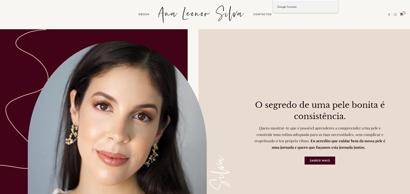 Ana Leonor Silva Website That Utilizes Sellfy