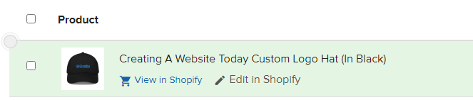 dropshipping product on shopify
