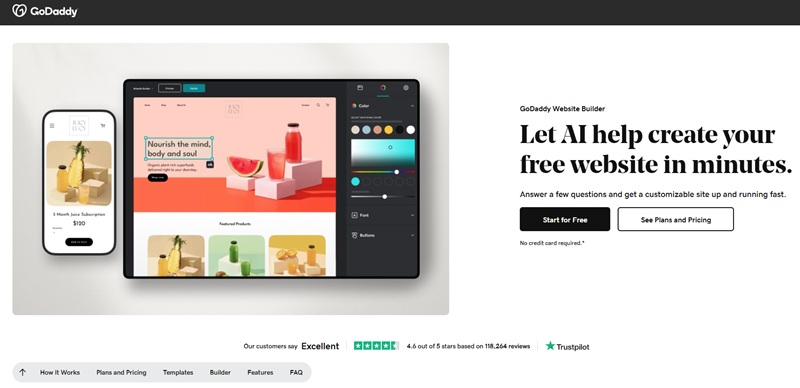Godaddy Homepage