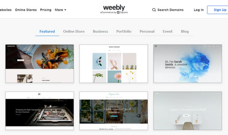 weebly free ecommerce website builder