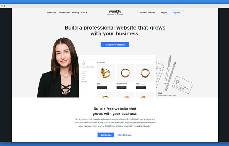 Best Website Builders For SEO Weebly