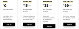 Ecwid Pricing Plans