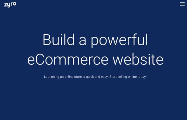 Zyro Review On eCommerce