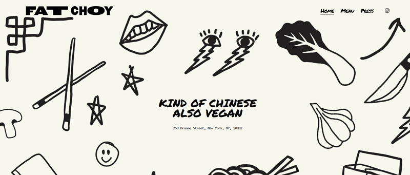Squarespace website example