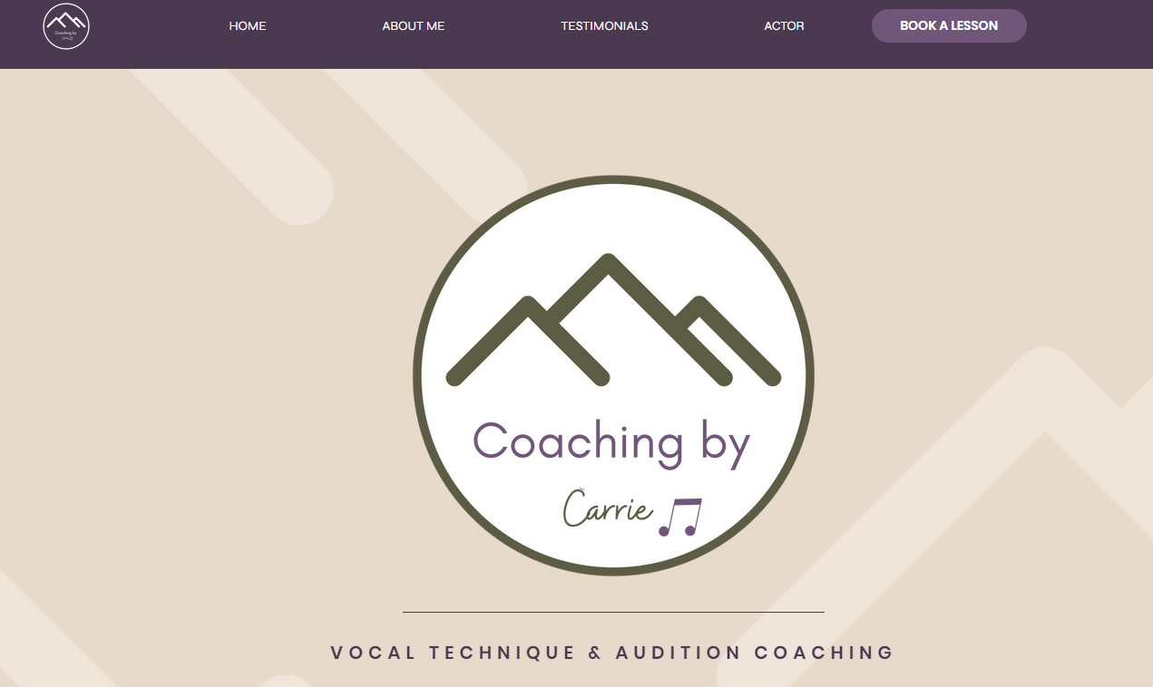 coaching website example for inspiration