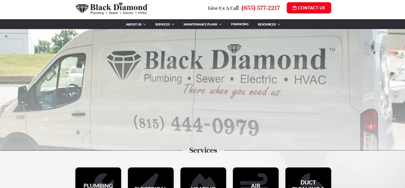 Back Diamond Plumbing Website