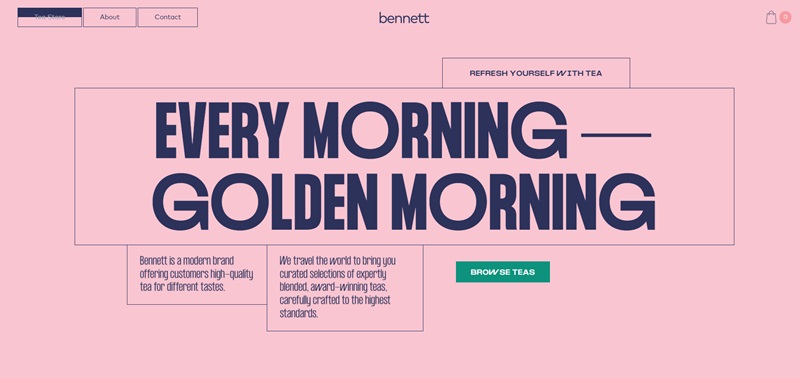 Bennett Tea Website