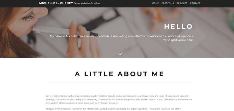 Cheney website homepage