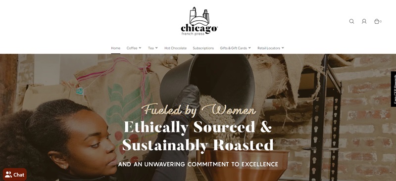 Chicago French Press Small Business Website