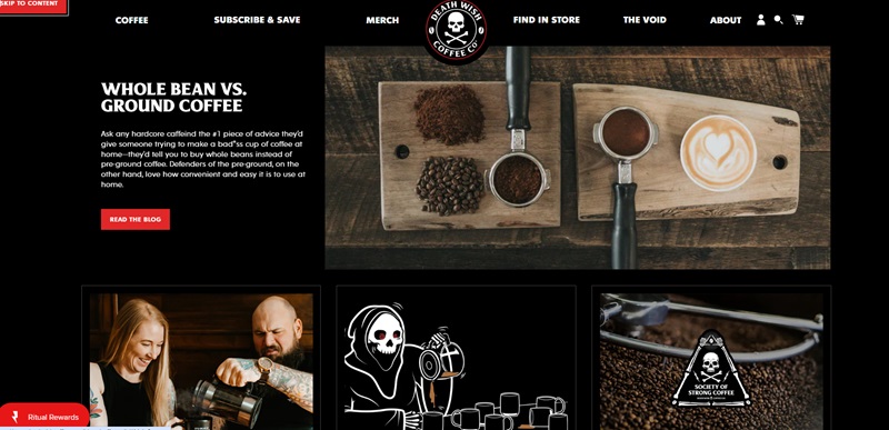 Death With Coffee Company Blog Built With Shopify