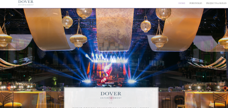 Dover event planner website