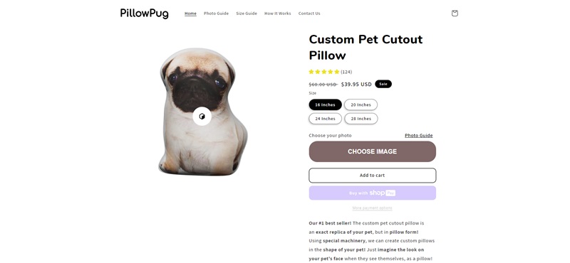 Pillow Pug Website