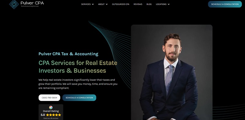 Pulver accountant website examples