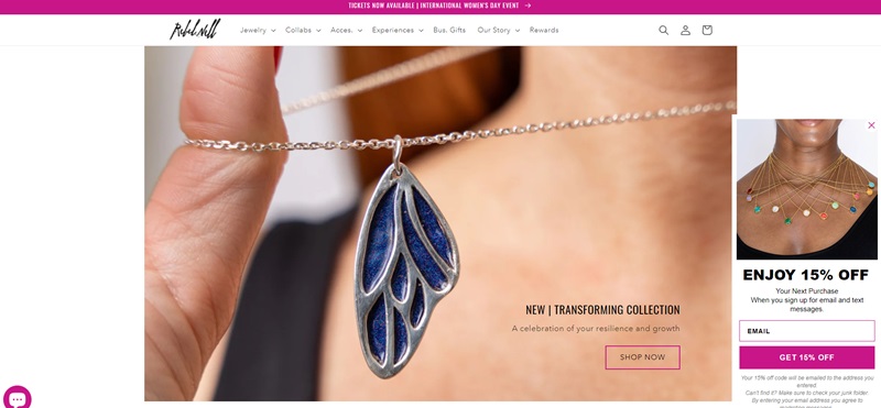 Rebel Nell Jewelry Website