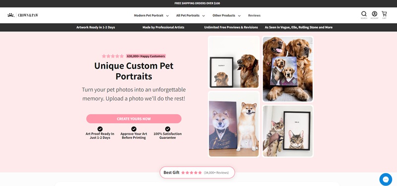 Shopify Pet Store Examples