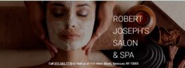 Spa website example of Robert Joseph's Salon