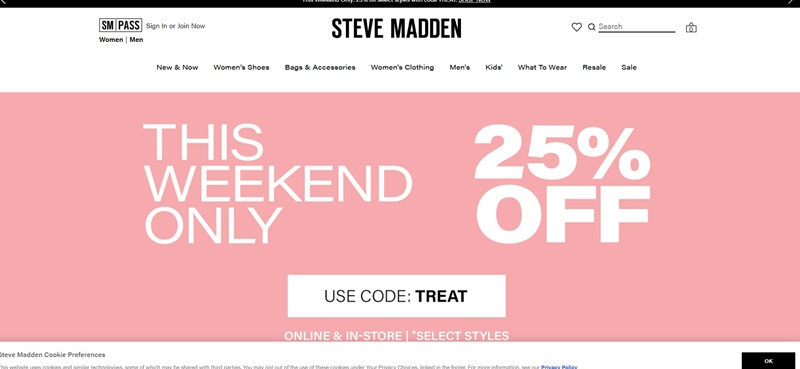Steve Madden Website