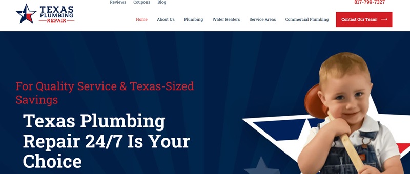 Texas Plumbing Repair Website