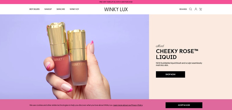Winky Lux Homepage