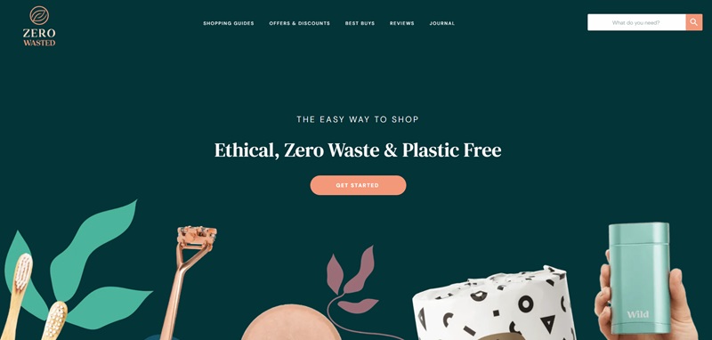 Zero Wasted Website Homepage