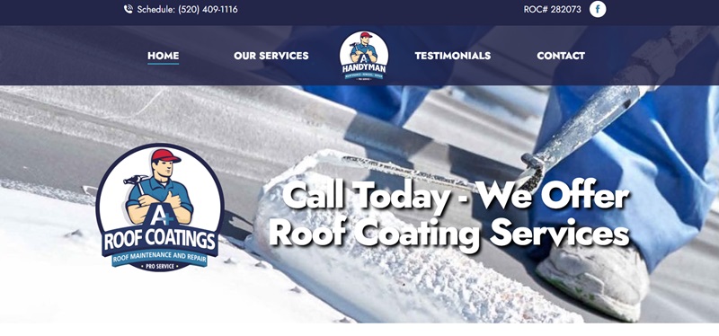 handyman service homepage example