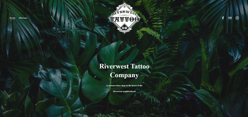 Riverwest Squarespace Tattoo Website