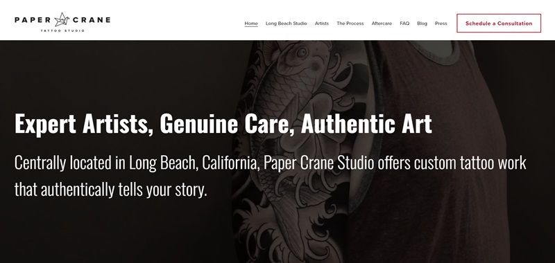 15 Stunning Surefire Squarespace Tattoo Websites for Design Inspiration -  Vietnam Software Development Outsourcing Company