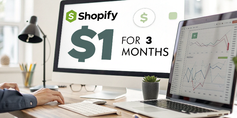 Shopify 1 Dollar For 3 Months