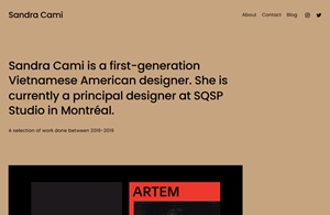 Cami Squarespace Template