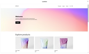 Lumier Sellfy Template Theme