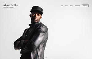 Miller Squarespace template