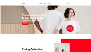 Mode Sellfy Template Theme