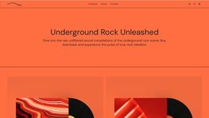 Musique Sellfy Template Themes