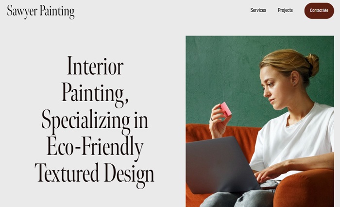 Sawyer Squarespace template