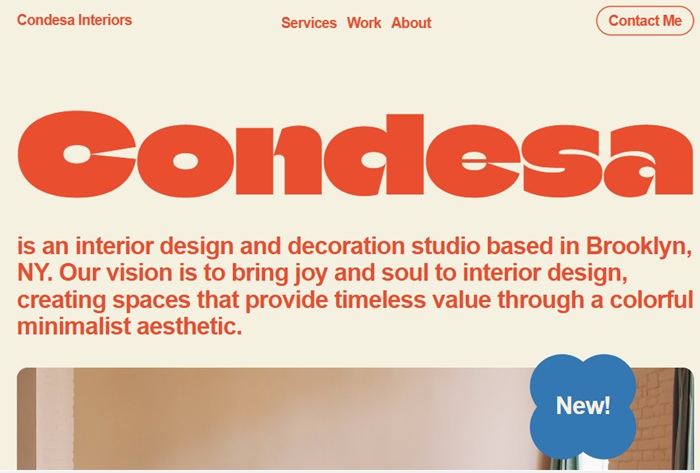 Squarespace template Condesa