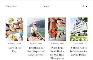 Vester Squarespace templates