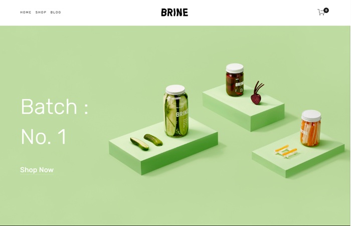 Brine Squarespace Template