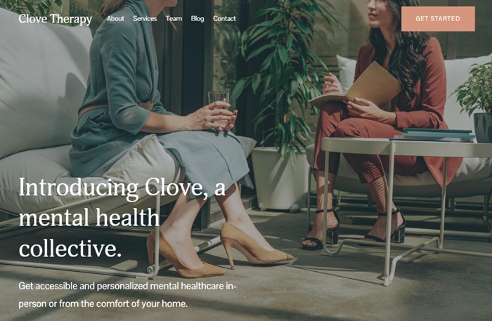 Clove Squarespace Template