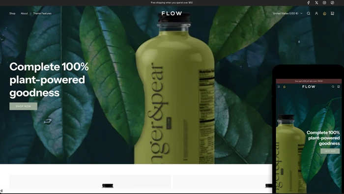 Flow Shopify Theme - Best Shopify Themes for Clothing