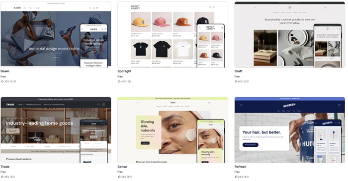 Free Shopify Themes