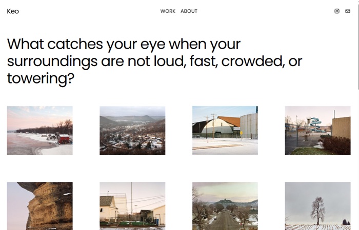 Keo Squarespace template