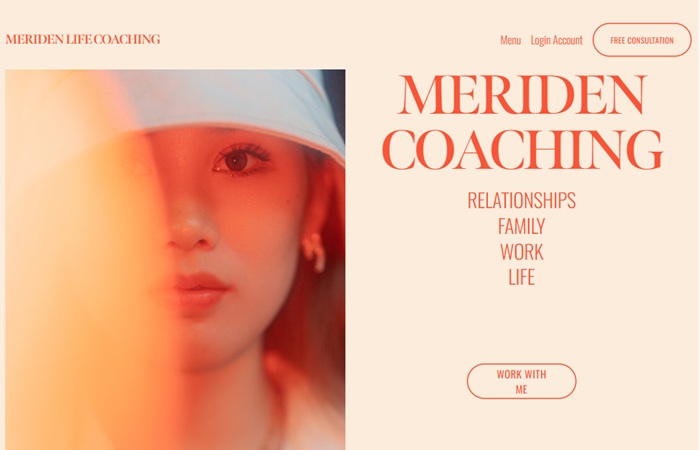 Meriden Squarespace Template