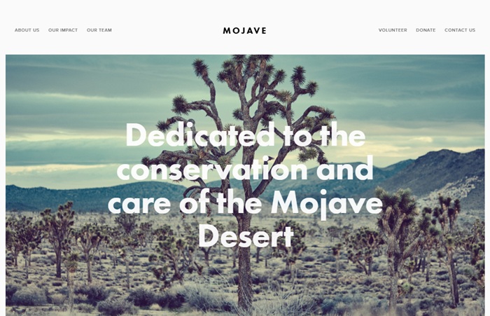 Mojave squarespace template