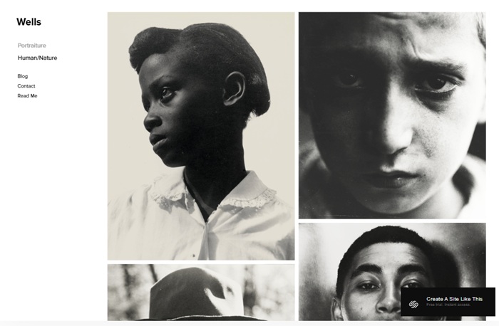 Wells Squarespace Template - squarespace templates for photographers